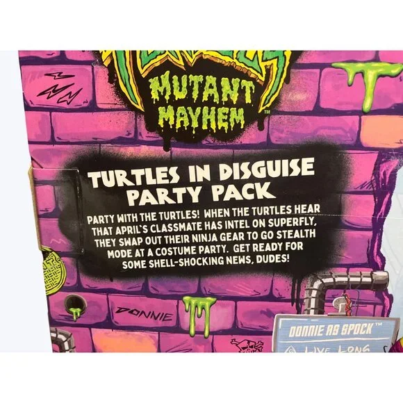 Teenage Mutant Ninja Turtles Mutant Mayhem Turtles In Disguise Party Pack - Picture 13 of 16